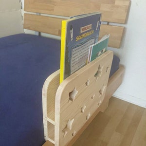 bettschutzgitter sterne, kleinkind 200, bodenbett bettablage, absturzsicherung buch, hausbett schutz