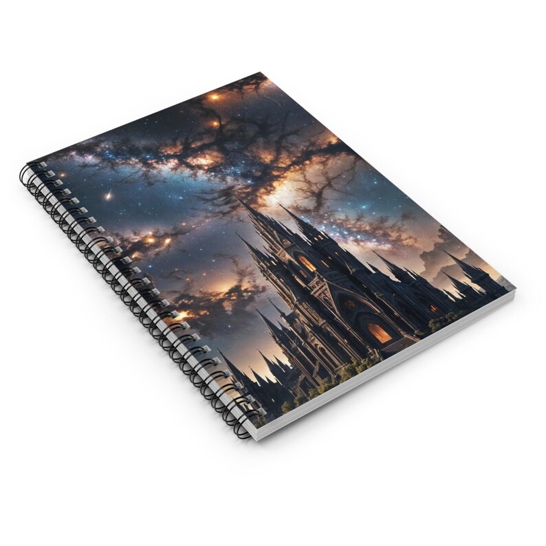 Celestial Castle Spiral Notebook: Fantasy Ruled Journal - Etsy
