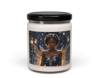 Vela de fantasía afroamericana: Arte de hadas femeninas