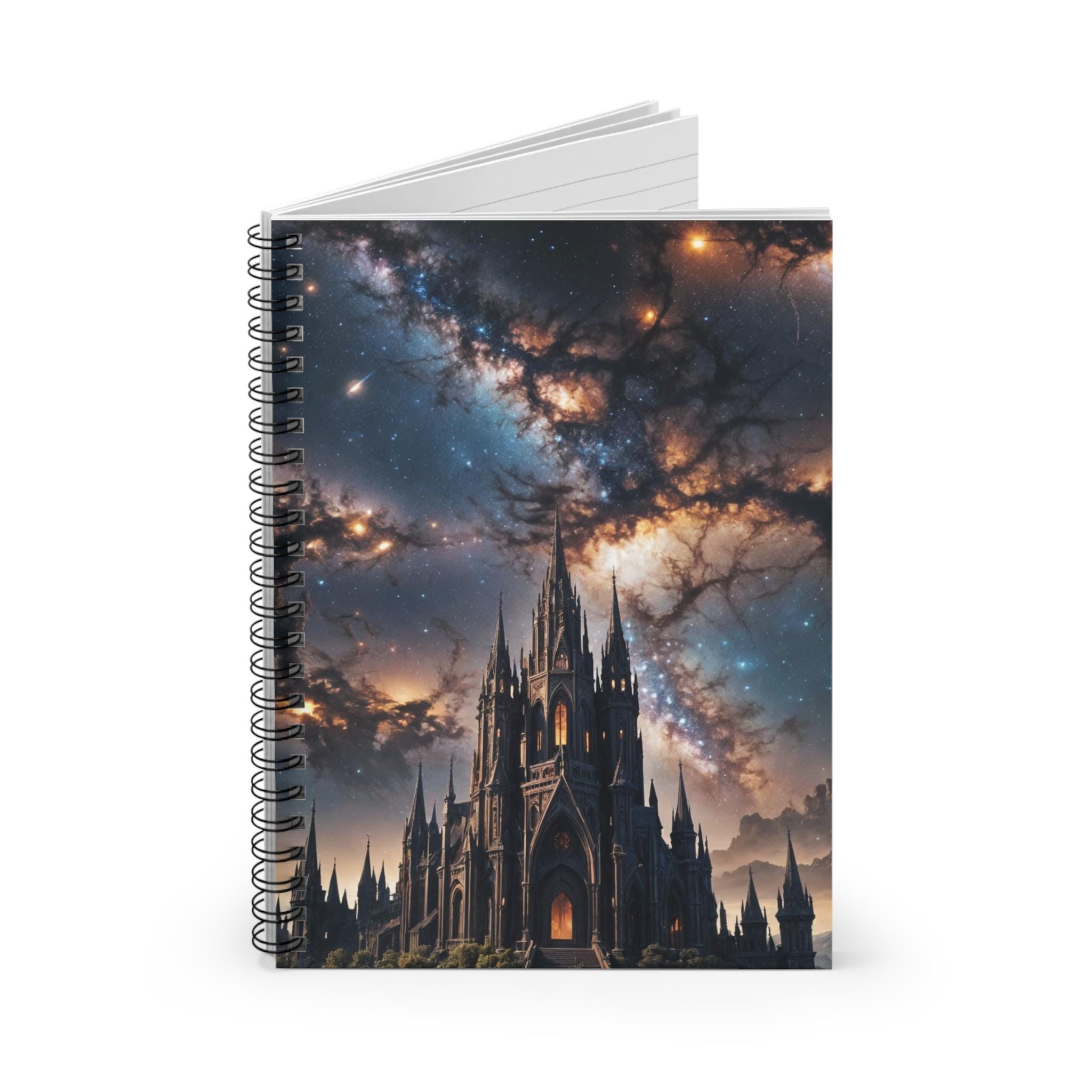 Celestial Castle Spiral Notebook: Fantasy Ruled Journal - Etsy