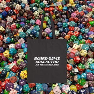 Brettspiel Sammler und Gelegenheitsspieler Baumwollsegeltuch Einkaufstasche - Brettspiel Sammler, Brettspiel Spieler, Gamer Geschenk