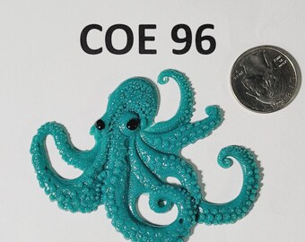 COE 96 Extra Large Octopus/ Freeze and Fuse Glass