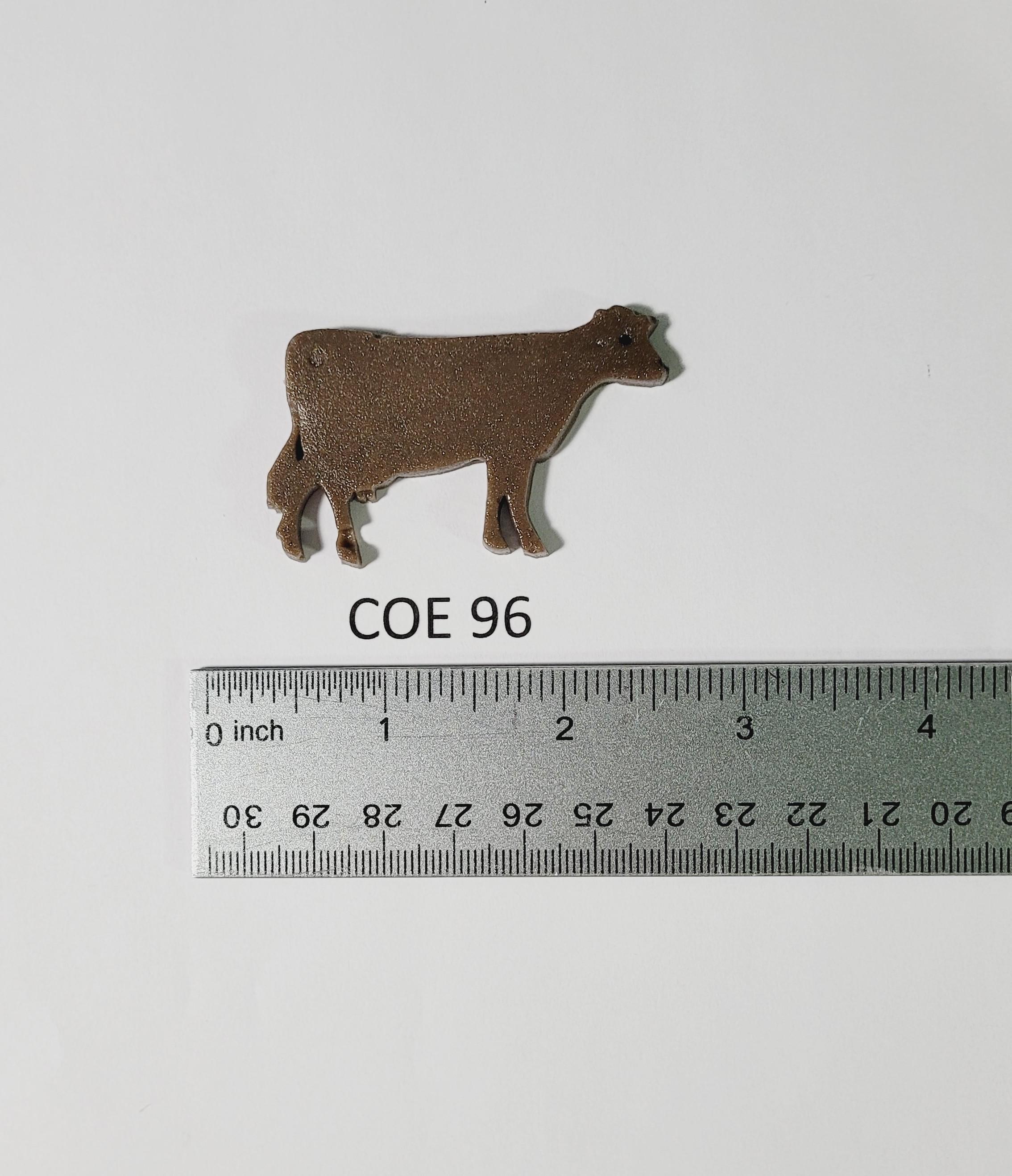 COE 96 Medium Brown Cow/ Freeze and Fuse Oceanside Glass - Etsy