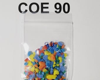 COE 90 Bullseye Colorful Opal Coarse Frit / 1.5 oz