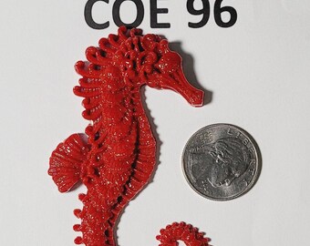 COE 96 Seahorse / Freeze and Fuse Glass