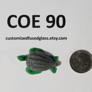 COE 90 Sea Turtle / Freeze and Fuse Bullseye Glass