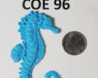 COE 96 Seahorse / Freeze and Fuse Glass