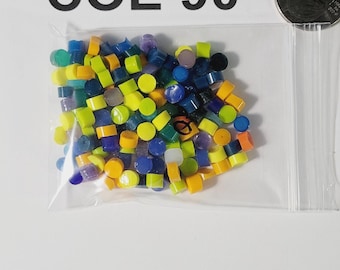 Glacial Arts  COE90 Colorful Opal Dots / 2 oz.