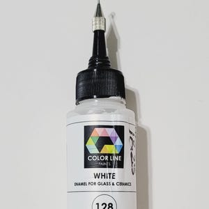 Colorline weiße Farbe Gebrauchte Flasche / Fusing Glas Zubehör
