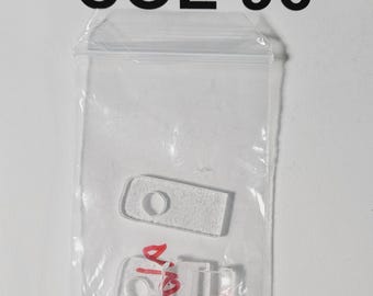 Glass Bails for Hanging /4 items/  glass supplies