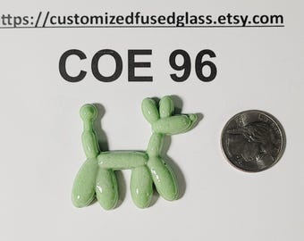 COE 96 Balloon Dog / 1 Item / Freeze and Fuse Glass