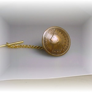 COIN JEWELRY US Indian head penny tie tac tack pin