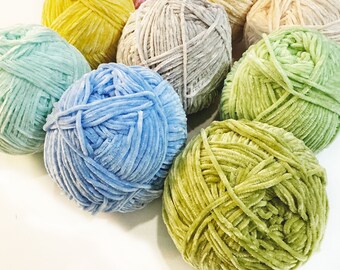 Premium Soft Velvet Yarn, Cotton Amigurumi Doll Animal Yarns, crochet Baby Yarns, Super Bulky Velvet yarns, blanket yarn