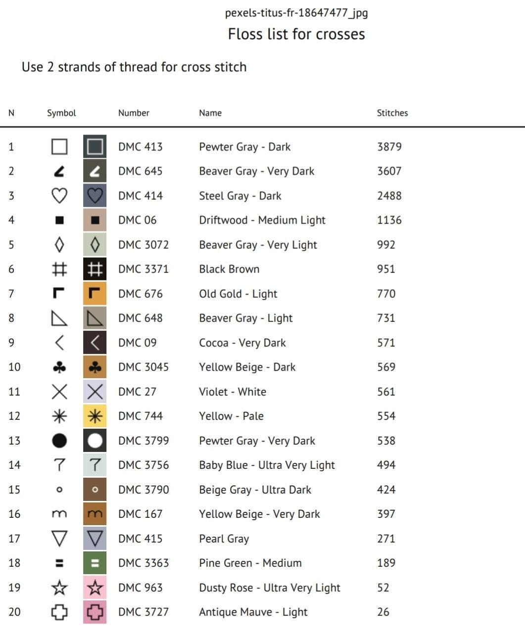 BumbleBee Cross Stitch Pattern - Thumbnail 2