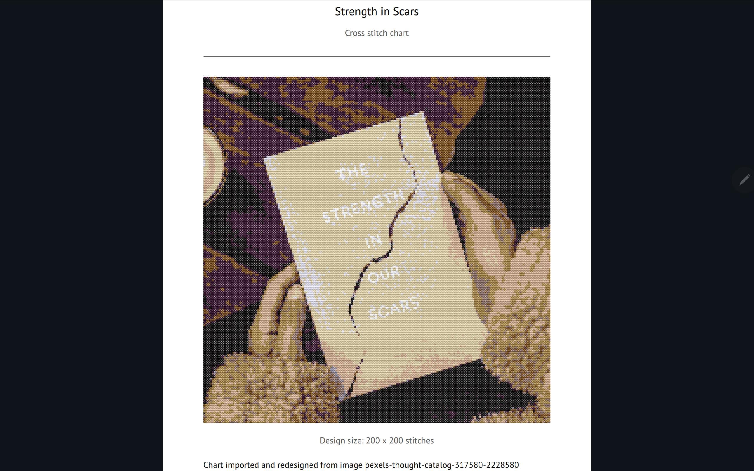 Strength in scars