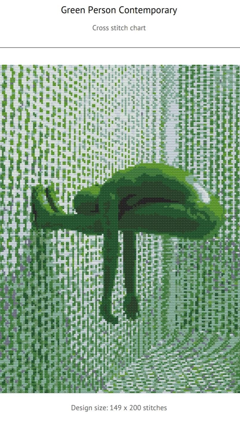Green Person Contemporary