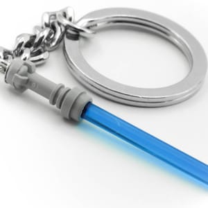 Blue Light Saber Keychain image 1