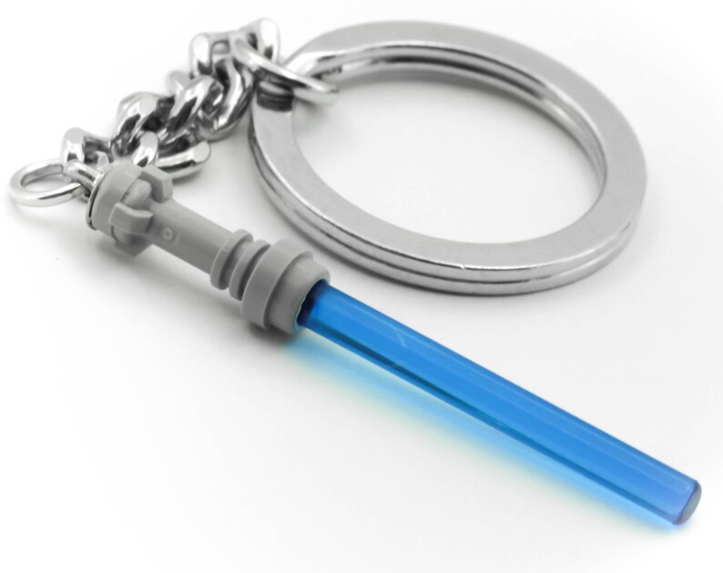 Blue Light Saber Keychain image 1