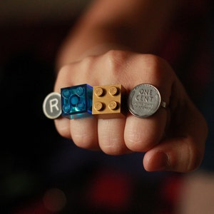 Blue Brick Adjustable Ring image 3