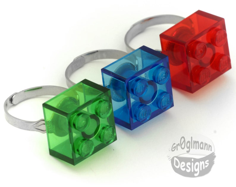 Blue Brick Adjustable Ring image 2