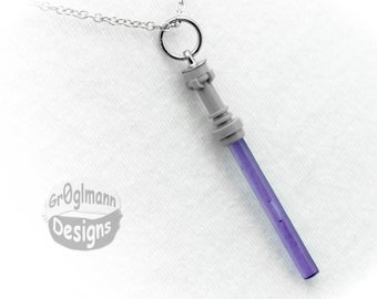 Purple Light Saber Necklace