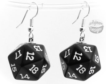 Earrings - D20 Dice Dangles