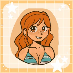One Piece Anime Character Nami Vinyl Stickers Art Cute Silly Chibi– Perfect for Personalizing Gadgets & Accessories – Handmade