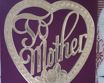 Handmade and designed Mother's day card