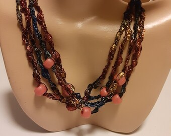 Multi Strand Tribal Necklae