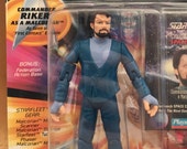 Commander Riker as a Malcorian Action Figure - Star Trek The Next Generation, Playmates 1993