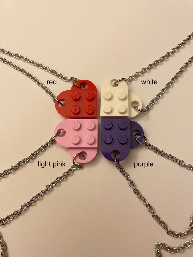 LEGO® Brick Heart Necklace image 3