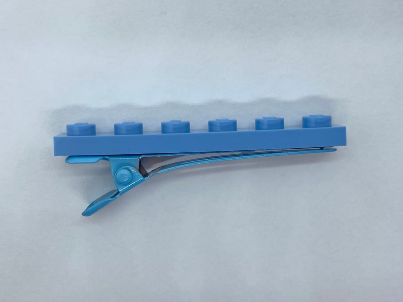 Pinza para el cabello azul mediana LEGO® Pinza de cocodrilo para bloques de construcción imagen 3