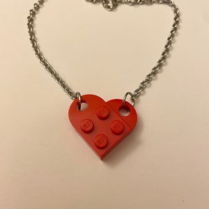 LEGO® Brick Heart Necklace image 2