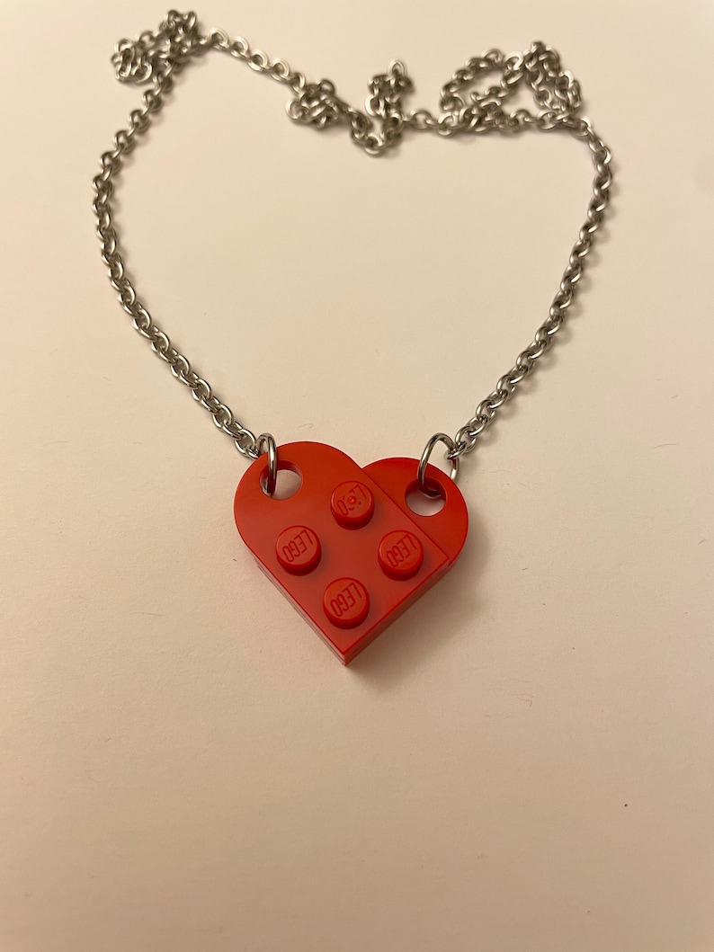 LEGO® Brick Heart Necklace image 2