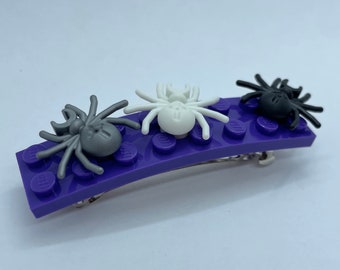 LEGO® Dark Purple Halloween Barrette - Purple Building Block Hair Clip