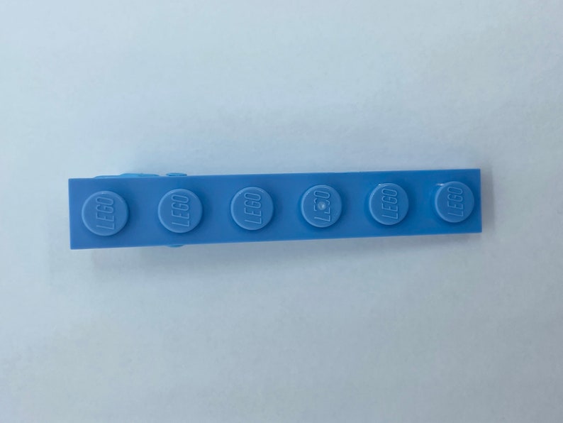 Pinza para el cabello azul mediana LEGO® Pinza de cocodrilo para bloques de construcción imagen 2