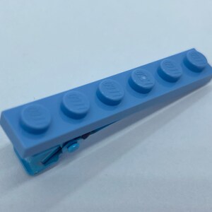 LEGO® Medium Blue Hair Clip Building Block Alligator Clip image 1