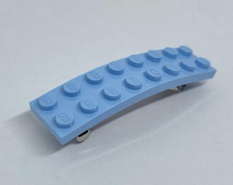 LEGO® Brick Helle Hellblaue Haarspange Krokodilklemme - Blaue Baustein Haarklemme