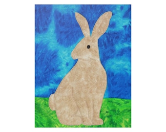 Bunny Poster, Satin Finish, Multi Size Wall Art