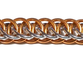 Half Persian 4 in 1 Chainmaille Tutorial with Easy Start