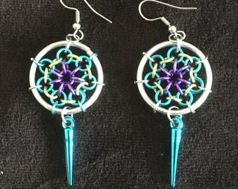 Dream Catcher Chainmaille Earring Tutorial