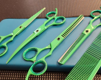 Green Japanese Steel shear set