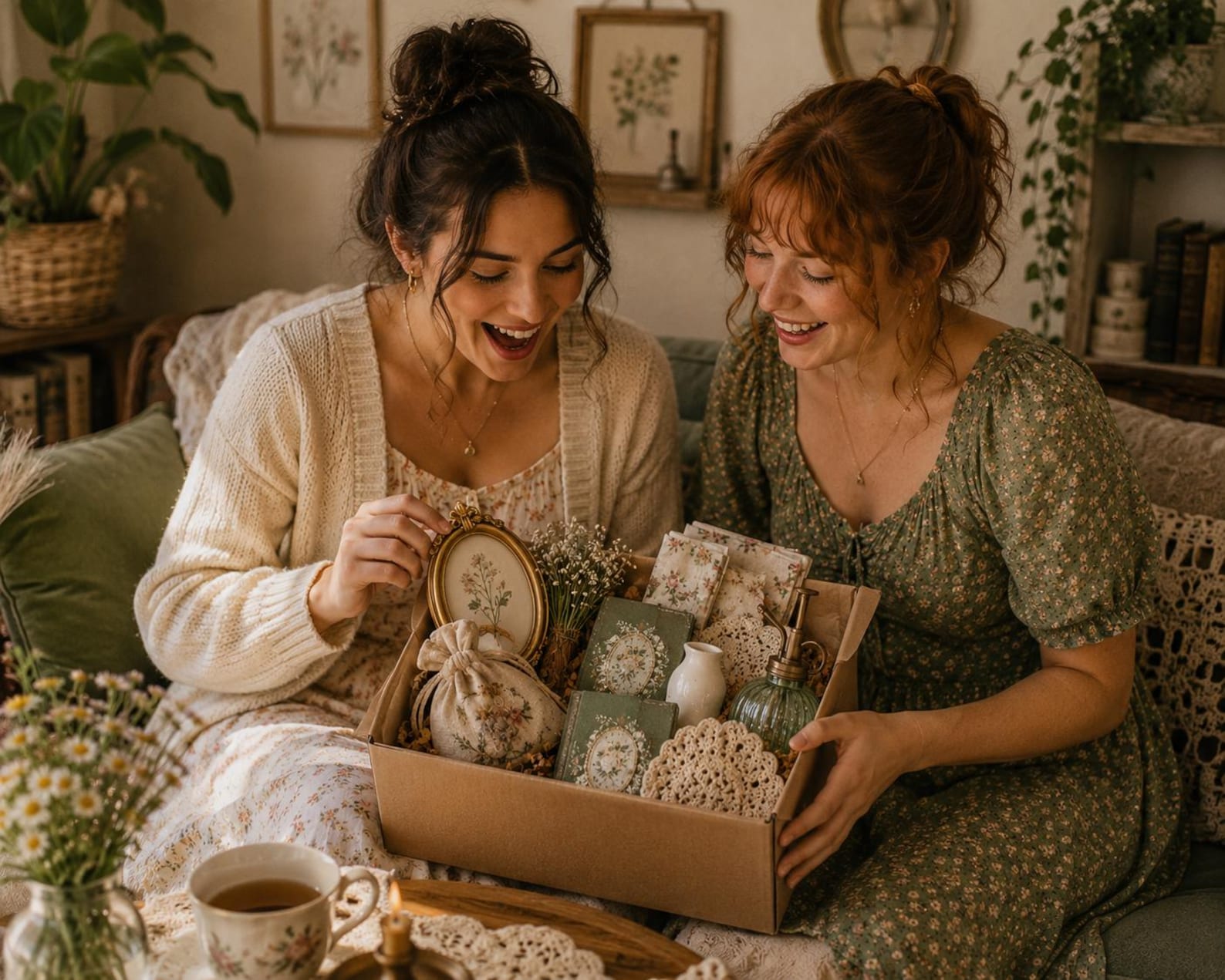 Cottagecore Vintage Mystery Box - Help Reduce Waste, Shop Secondhand ...