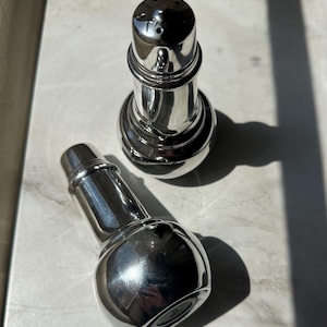 Vintage Silver Salt & Pepper Shakers