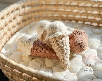 Ice Cream Rattle Knitting Pattern