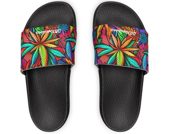 Women's weed Slide Sandals