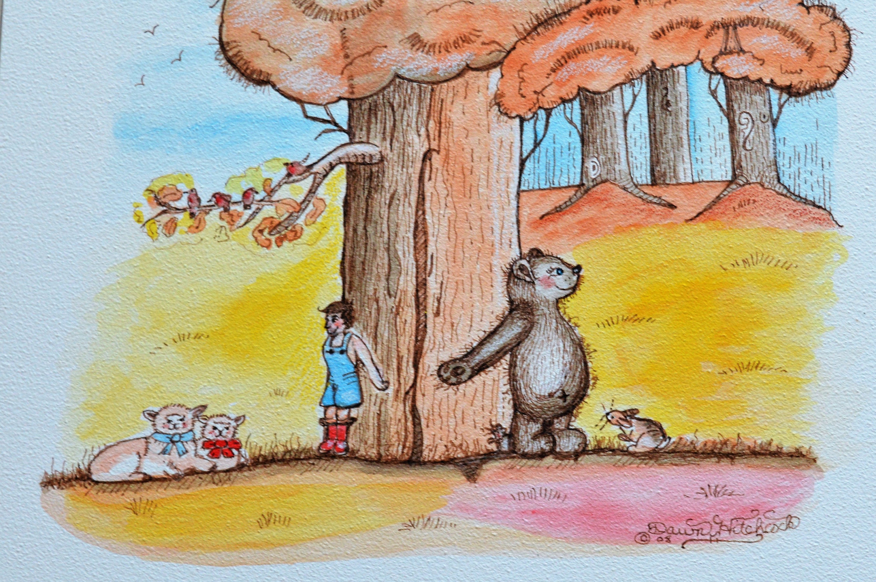 ORIGINAL Painting Baby Boy Nursery Watercolor Painting Boy Etsy UK