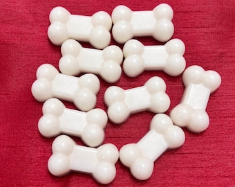 Mini Dog Bone Soap, 10 pieces, Party Favors, Gift for Dog Lovers