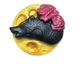 Wolf Soap, Howling Wolf, Moon Wolf, Gift for her, Gift for him, Big Bad Wolf