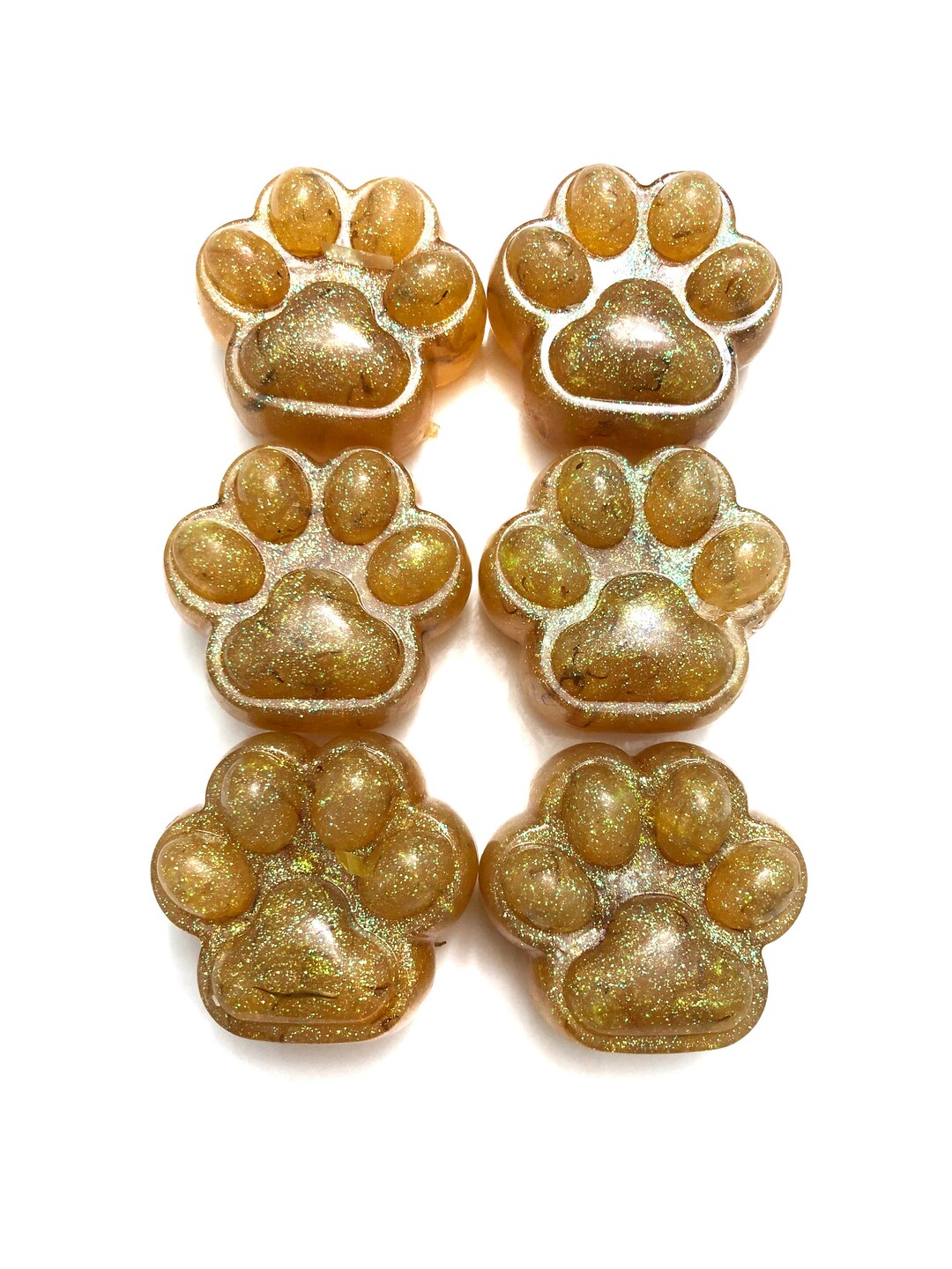 Paw Soap, Calendula Soap, 4 Pieces, Dog Paw, Cat Paw, Gift for Dog Mom